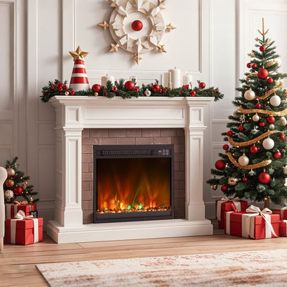 18/23/26 Inch 1500W Electric Fireplace Insert with Remote Control