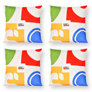 18 x 18 Inch Inches Square Throw Pillows with Removable and Washable Velvet Pillow Cases