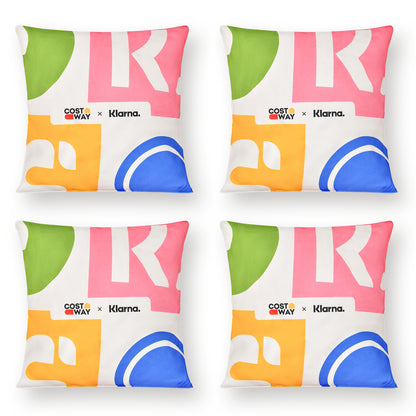 18 x 18 Inch Inches Square Throw Pillows with Removable and Washable Velvet Pillow Cases-Pink - Pink