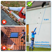 11.5FT Telescoping Gutter Cleaning Brush