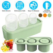 Ice Cube Mold With Lid And Bin