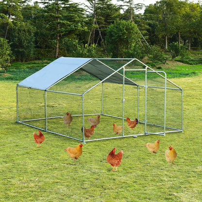 Large Walk in Shade Cage Chicken Coop with Roof Cover