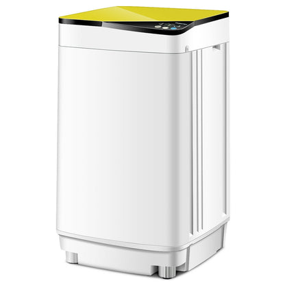 Full-automatic Washing Machine 7.7 lbs Washer / Spinner Germicidal-Yellow - Yellow