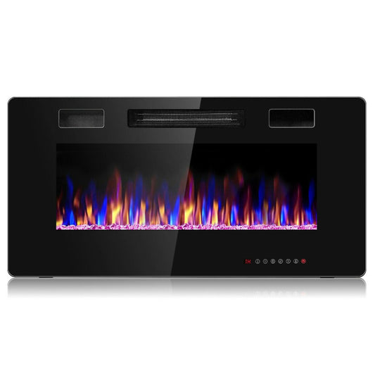 36" Slim Wall Mount Fireplace