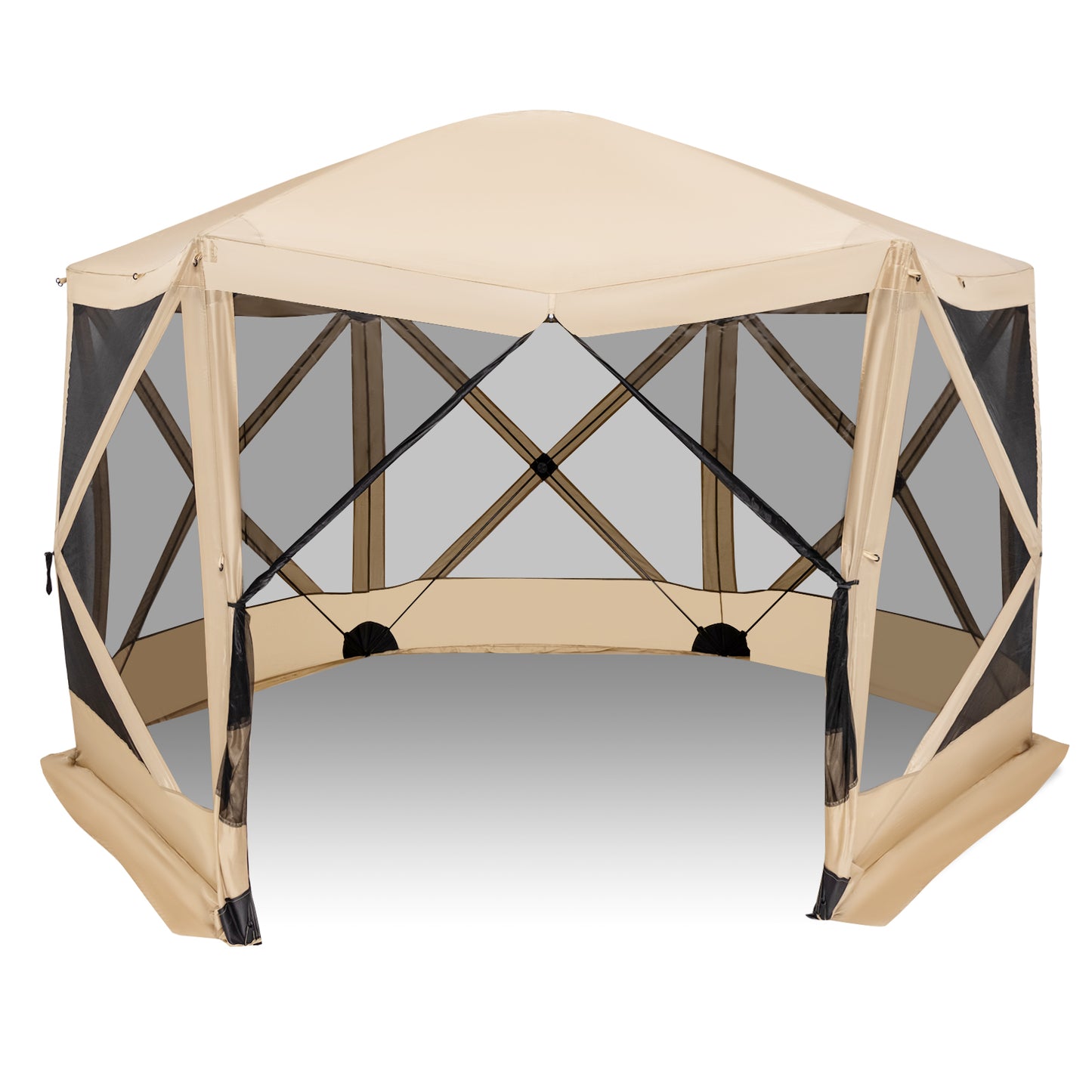 11.5 X 11.5 FT Pop-up Screen House Tent with Portable Carrying Bag