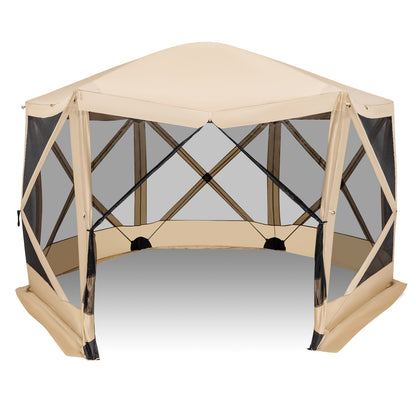 11.5 X 11.5 FT Pop-up Screen House Tent with Portable Carrying Bag