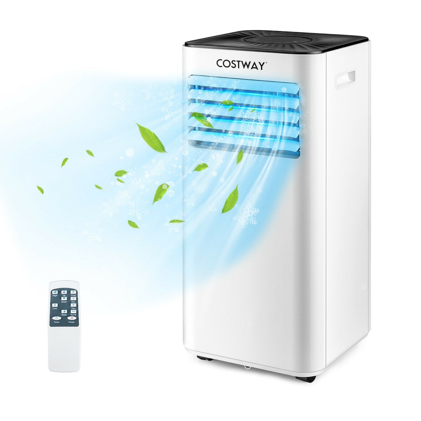 Portable Air Conditioner 10000 BTU Evaporative Air Cooler Dehumidifier-White