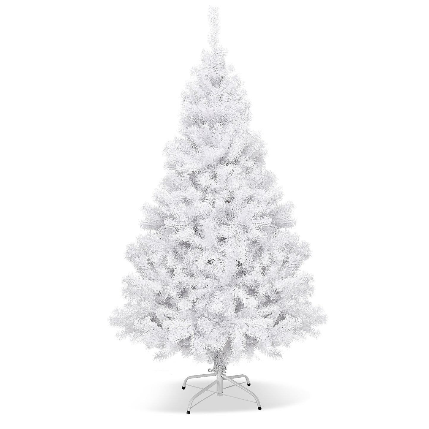 6' / 7.5' / 9' Hinged Artificial Christmas Tree with Metal Stand