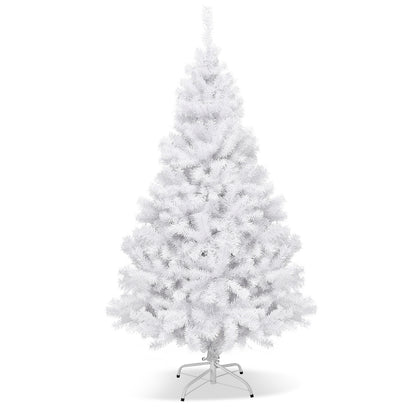 6' / 7.5' / 9' Hinged Artificial Christmas Tree with Metal Stand