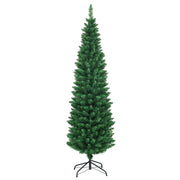 PVC Artificial Slim Pencil Christmas Tree-5 Feet - 6 Feet