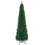 PVC Artificial Slim Pencil Christmas Tree-5 Feet - 8 Feet