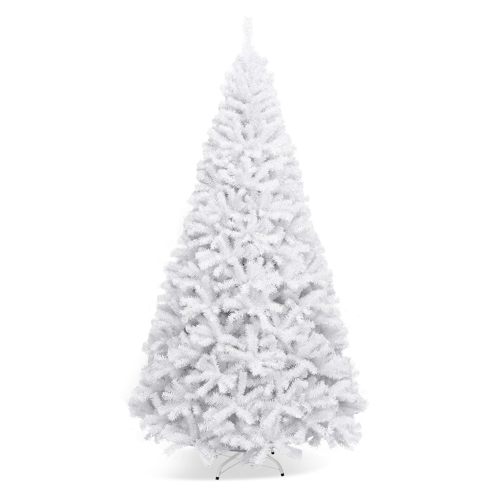 6' / 7.5' / 9' Hinged Artificial Christmas Tree with Metal Stand-6 ft - 9 Ft
