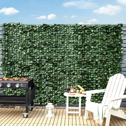 Artificial Ivy Privacy Fence Screen 118 x 39 Inch (4 Pieces)