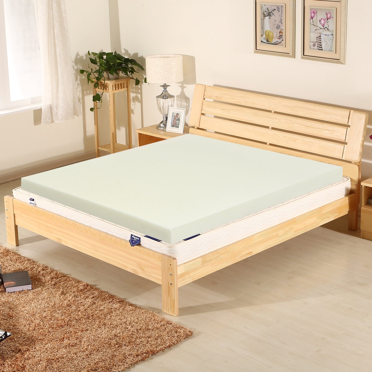 3-Inch Bed Mattress Topper Air Cotton for All Night‚Äôs Comfy Soft Mattress Pad-Twin Size