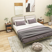 1/2 Pieces 3-Tier Nightstand with Charging Station and Drawer-1 Piece