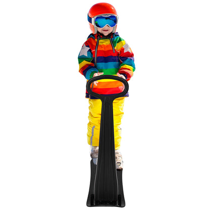 1-Rider Snow Scooter with Grip Handle-Black