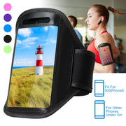 Phone Armband Case Adjustable Sweat-Resistant Armband Phone Holder