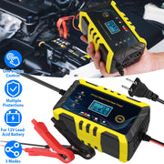 Car Battery Charger 12V/6A Smart Automatic Battery Charger