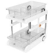 2-Tier Height Adjustable Under Sink Organizer