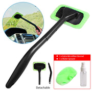 Microfiber Windshield Clean Car Auto Wiper Cleaner Glass Window Cleaning Brush Kit Tool