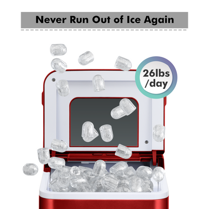 26lb Ice Maker with Scoop