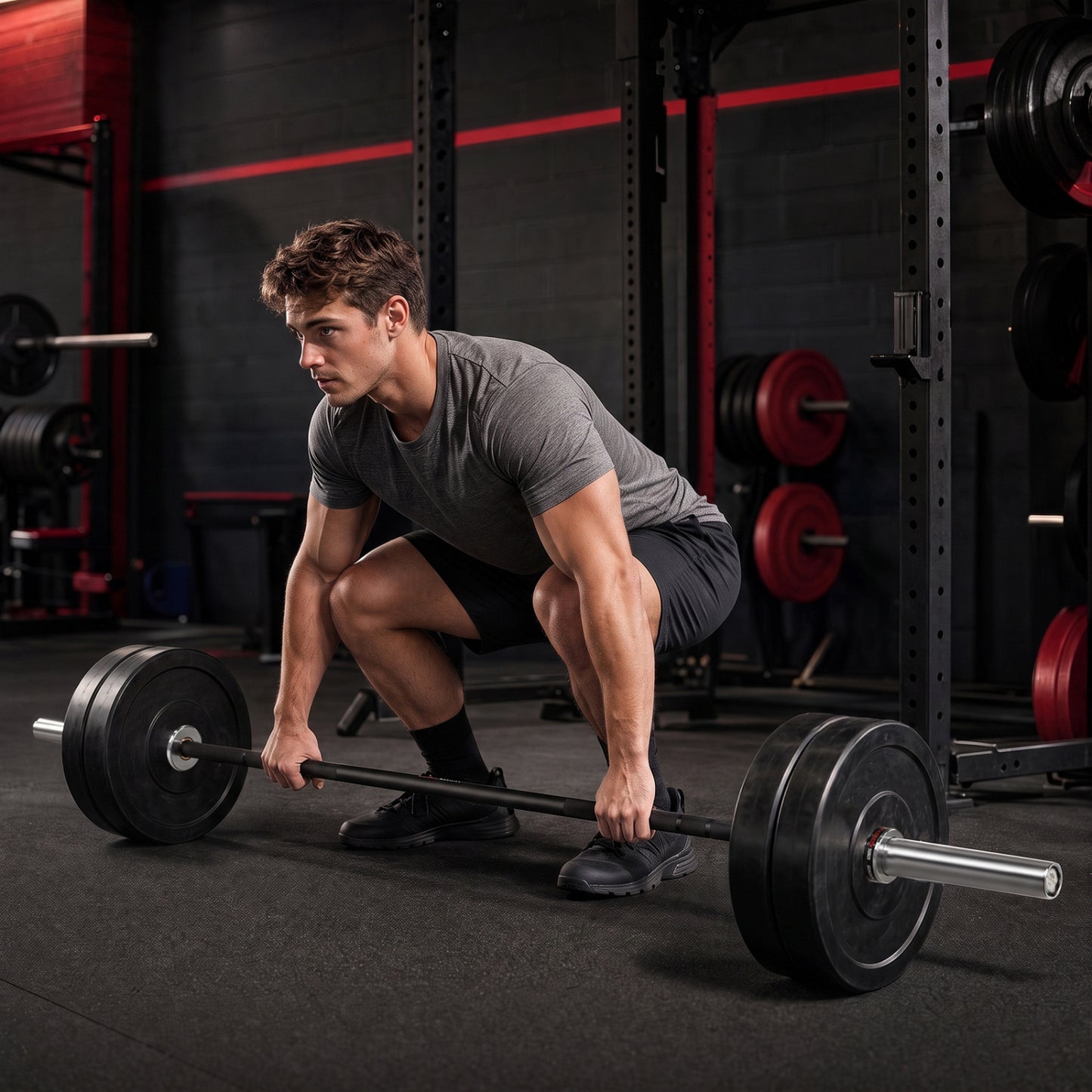 7ft Olympic Barbell 2000 lbs Capacity for Weightlifting