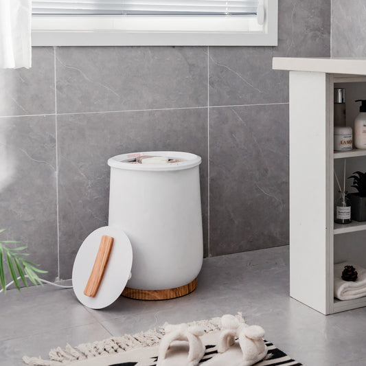 20L Hot Towel Bucket with 1-Minute Quick Heating and 60-Minute Auto Shut off-White