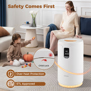 20L Hot Towel Warmer Bucket with 30/60/90 Min Heating Time-White