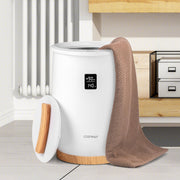 20L Large Heated Towel Warmer with LED Display and Button Control-White