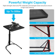 Folding Tray Table Portable Sofa TV Tray Laptop Desk