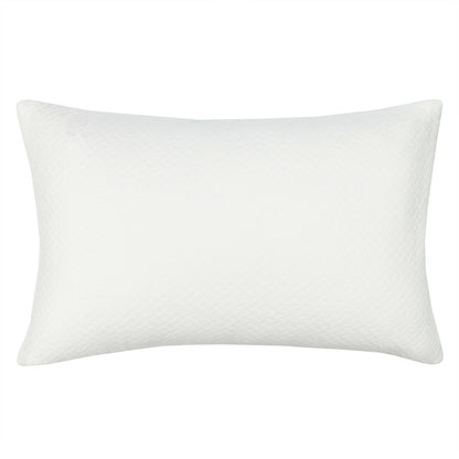 Set of 2 28 x18 Inch Shredded Memory Foam Bed Pillows with Bamboo Cooling Cover