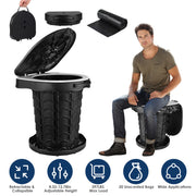 Portable Retractable Camping Toilet Kit