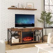 23 Inch Electric Fireplace Insert Fireplace Heater with Adjustable Flame Color