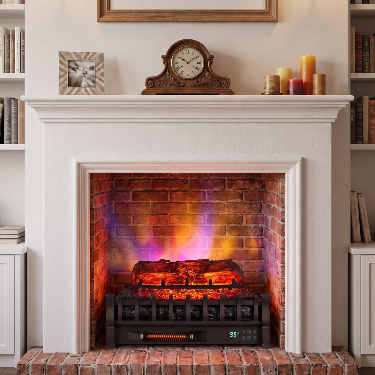23" WiFi Electric Fireplace Insert with Remote Control