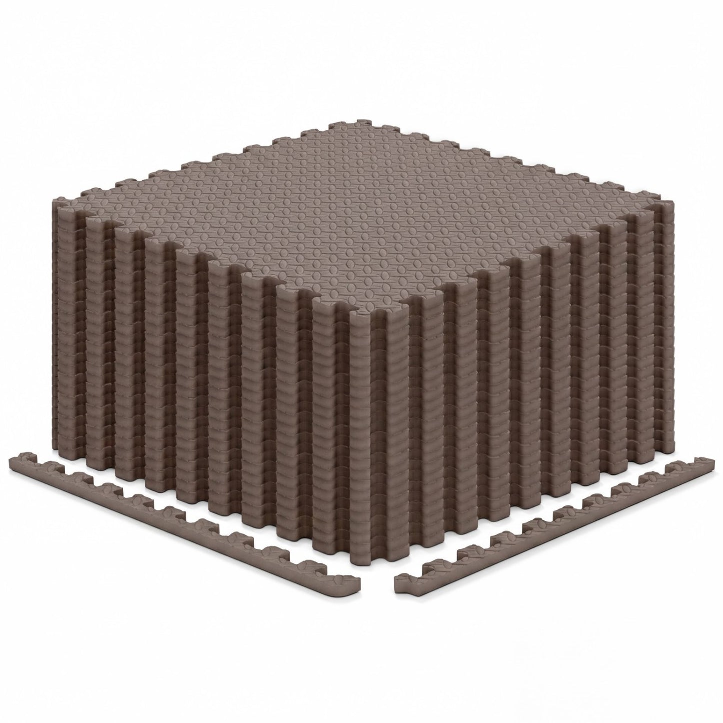 Puzzle Exercise Floor Mats 1/2 Inch Thick - 24 Tiles