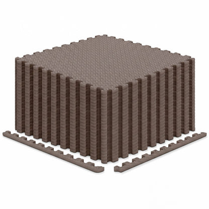Puzzle Exercise Floor Mats 1/2 Inch Thick - 24 Tiles