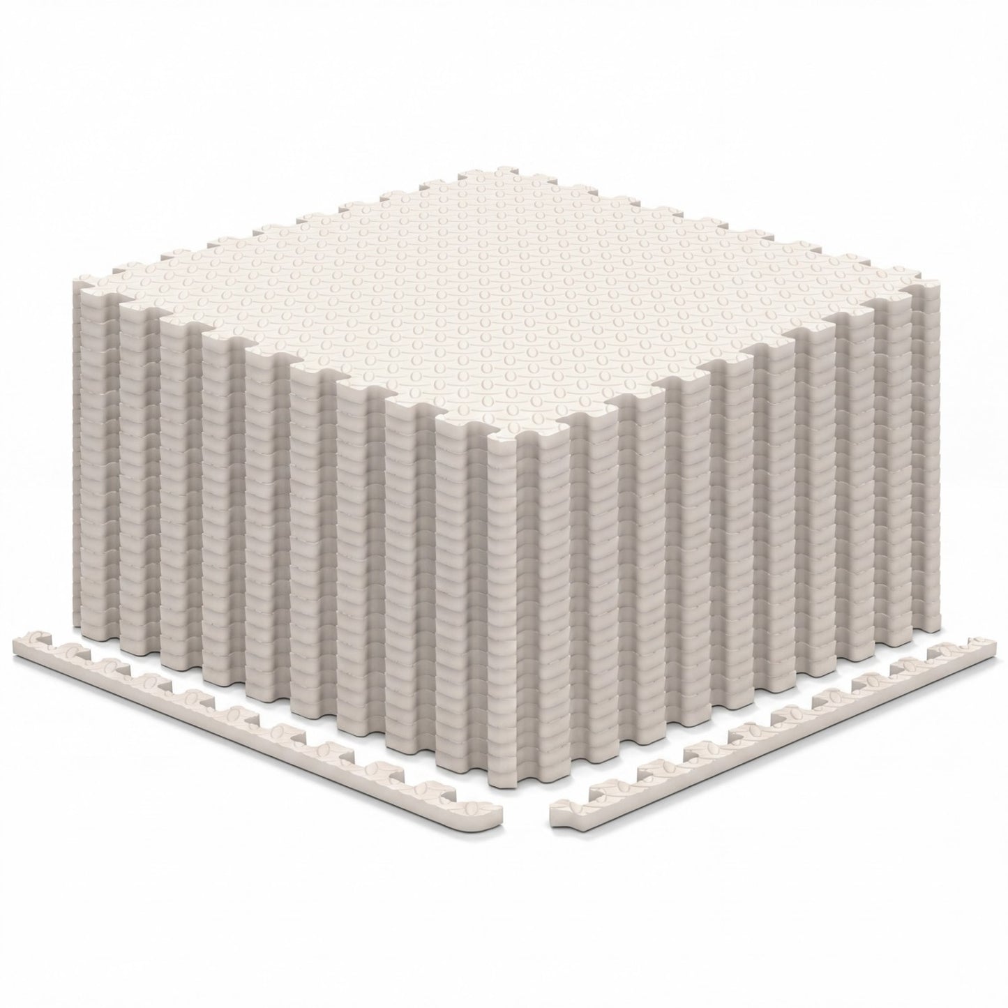 Puzzle Exercise Floor Mats 1/2 Inch Thick - 24 Tiles