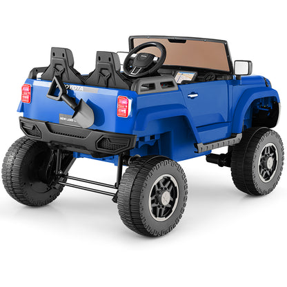 24V 2 Seater Ride on Car 4WD/2WD Switchable for Kids with Remote for Ages 3+-Navy