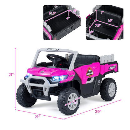 24V Ride On Dump Truck with Remote Control and Music