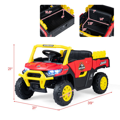 24V Ride On Dump Truck with Remote Control and Music