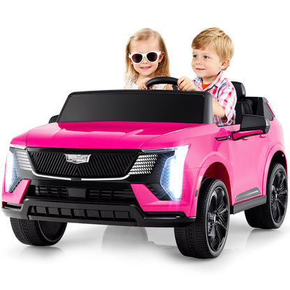 24V Ride on Truck 2-Seater Licensed Cadillac with Remote Control-Pink