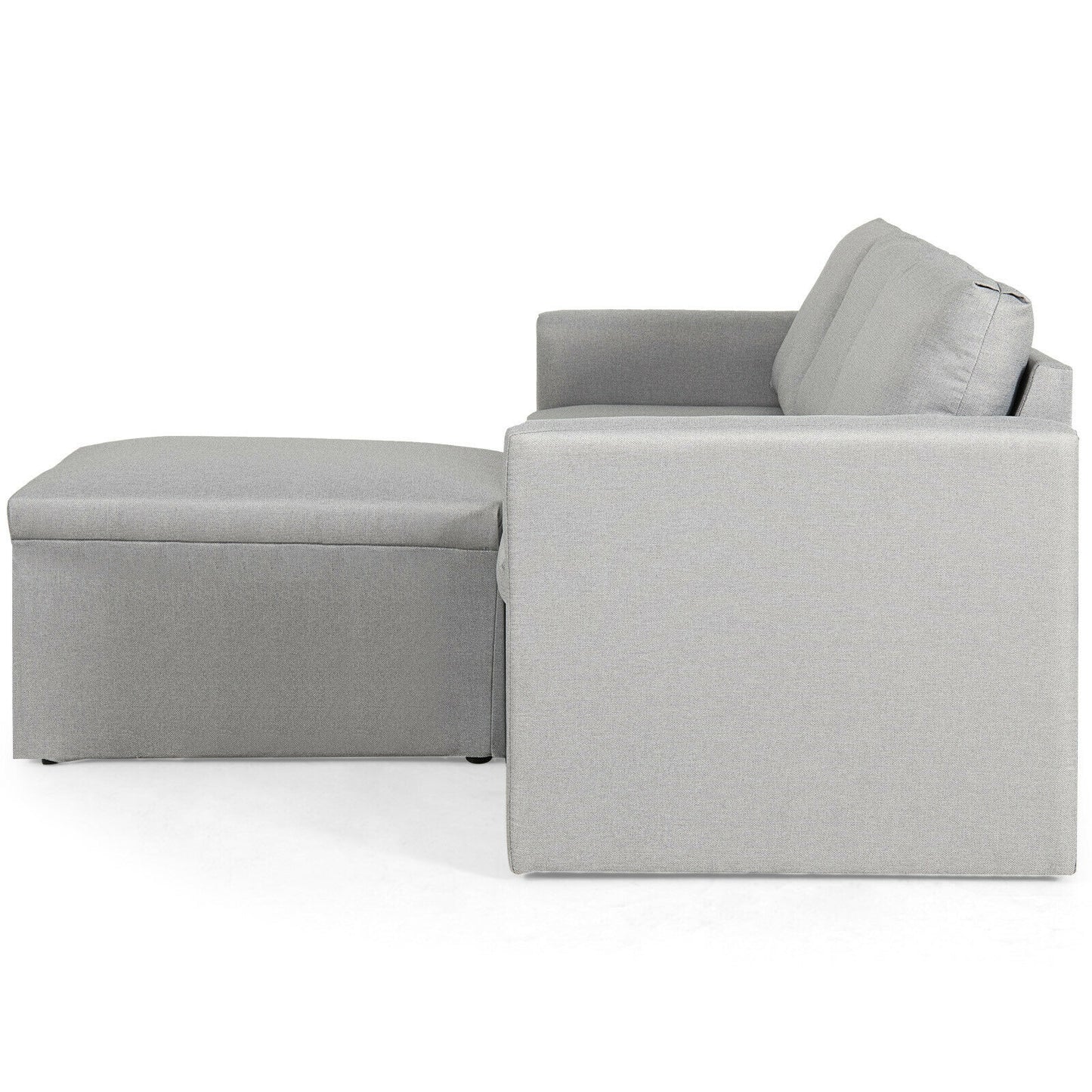 Convertible L-Shaped Sectional Sofa Couch with Reversible Chaise