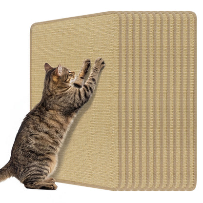 Cat Scratcher Mat Set - 6 Piece Natural Sisal Furniture Protector