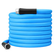 25FT/50FT 5/8" Non-Expanding Flexible Garden Hose Heavy Duty PVC Water Hose Leak-Resistant Kink-Free All-weather Burst 500PSI