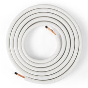 25 Feet Mini Split Line Set with 1/4 Inch and 1/2 Inch O.D. Copper Pipes Tubing