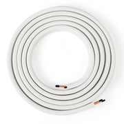 25 Feet Mini Split Line Set with 1/4 Inch and 3/8 Inch O.D. Copper Pipes Tubing