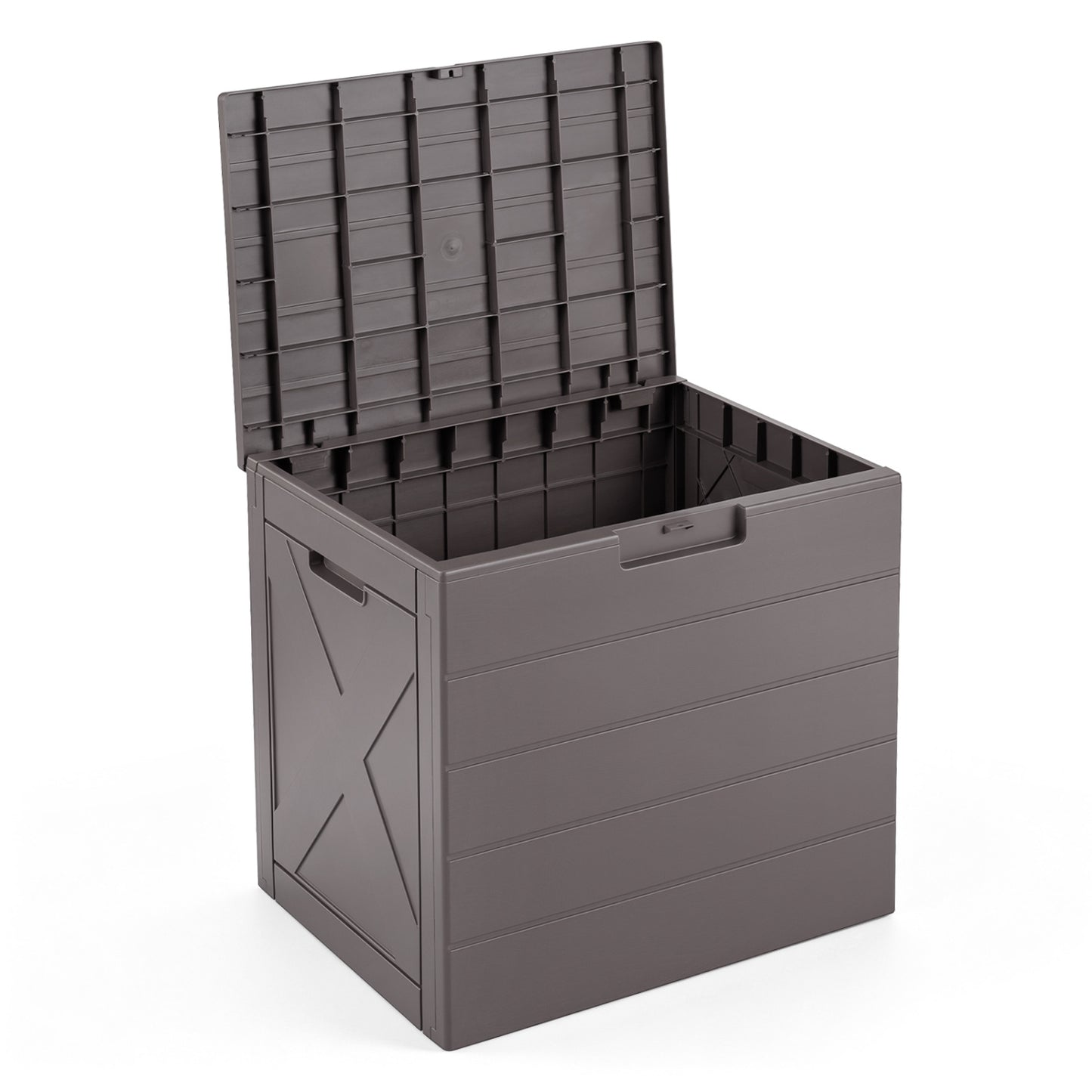 25 Gallon Outdoor Storage Deck Box with Locking Lid