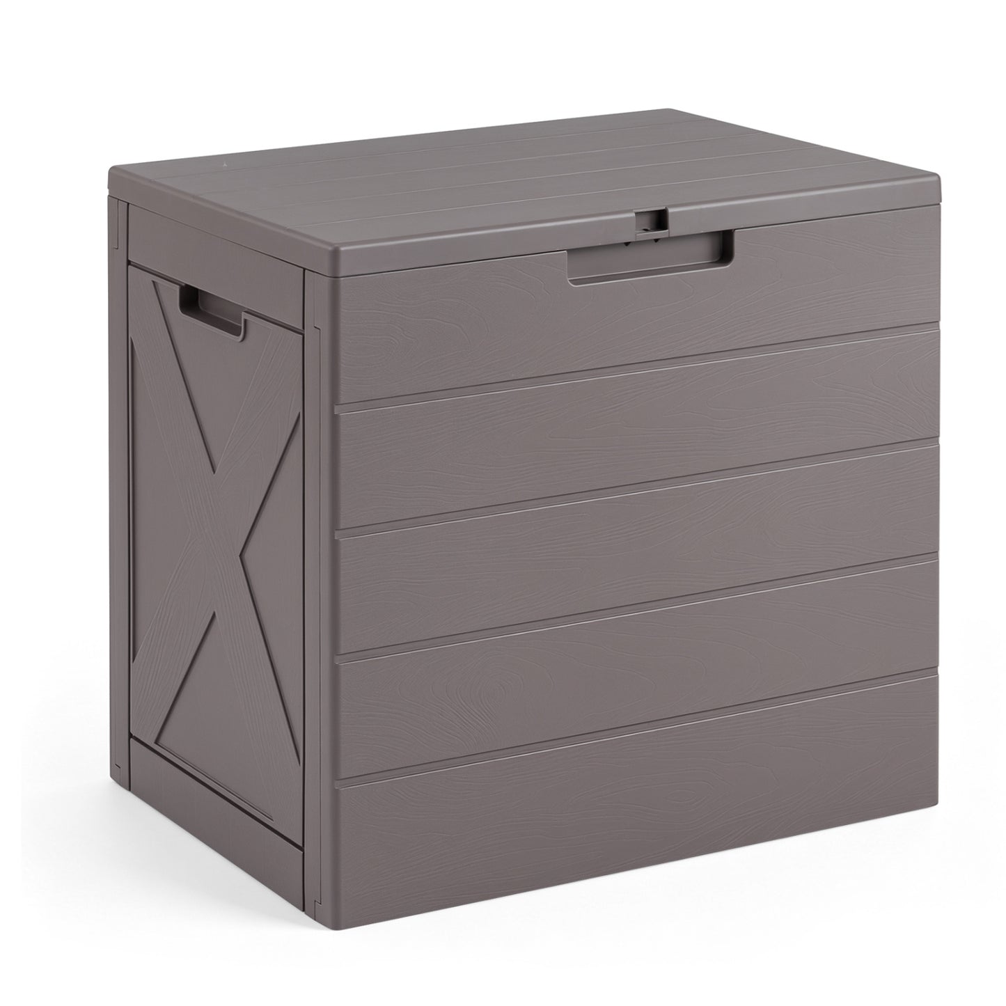 25 Gallon Outdoor Storage Deck Box with Locking Lid