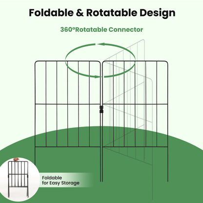 50 Pack Rustproof Decorative Garden Fence Set