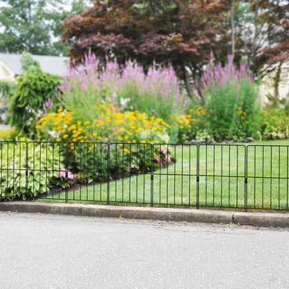 25 Pack Rustproof Decorative Garden Fence Set for Dog Flower bed